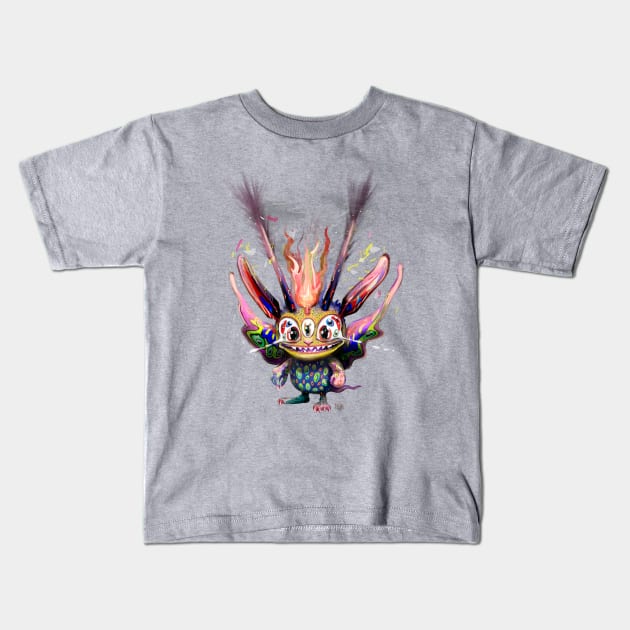 Alebrije Kids T-Shirt by FANNIKATZ